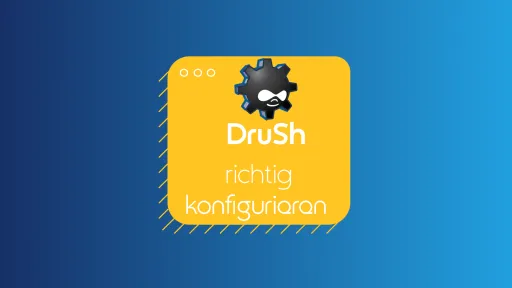 Ein Zahnrad mit eine Gesicht in einem gelben Terminal